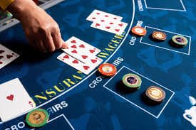 Blackjack table layout